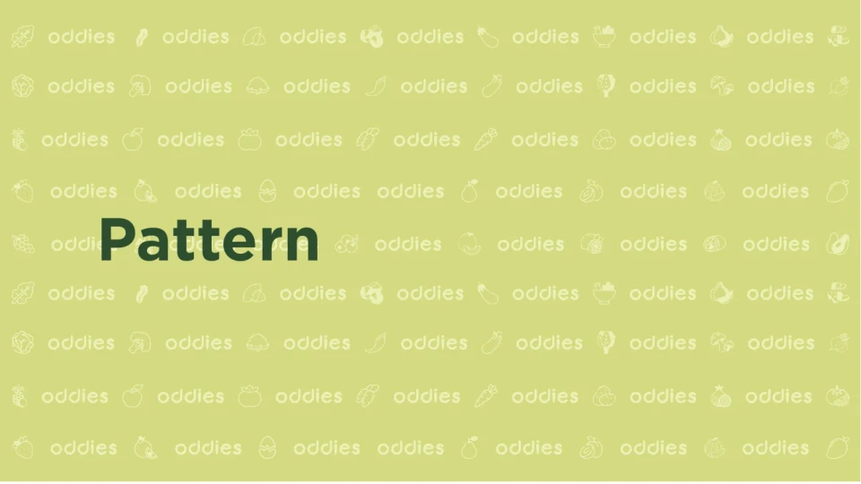 Oddies vegetable brand pattern