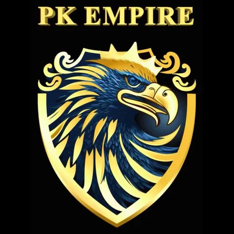 PK Empire logo animation — frame 3