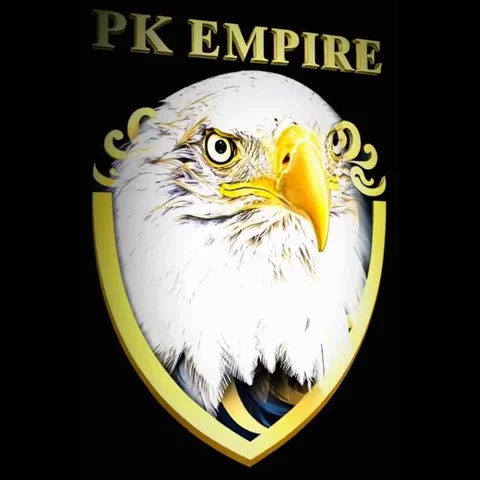 PK Empire logo animation — frame 4