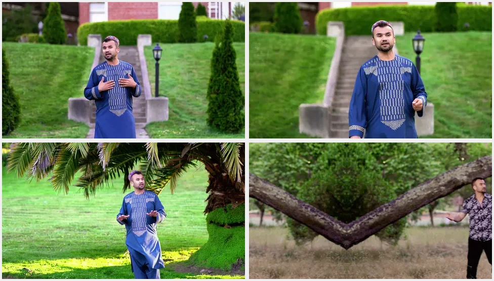 Hamid Hafiz — Hazaragi music video — selected stills